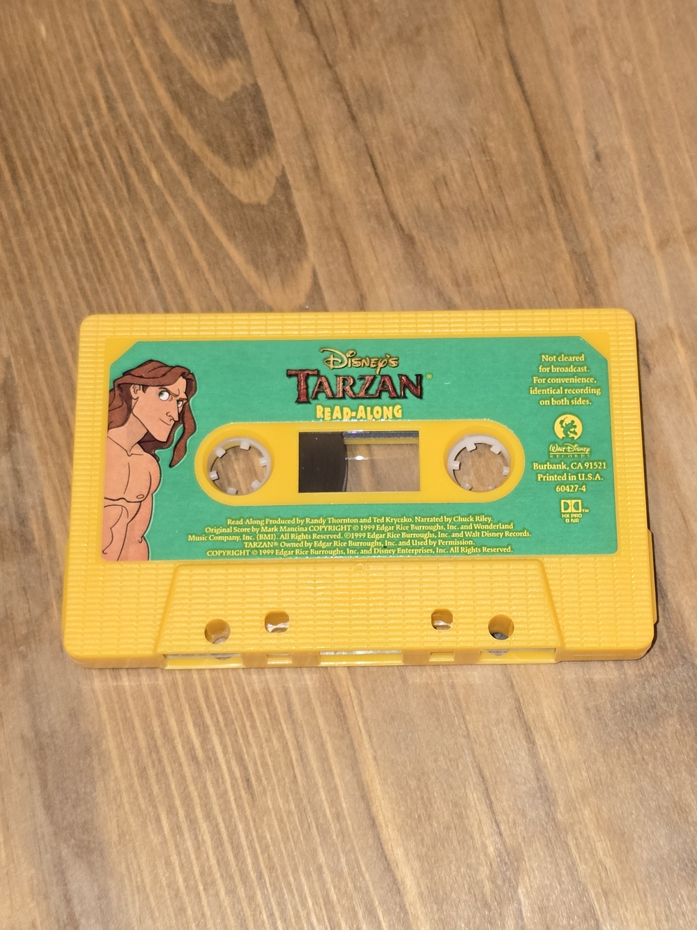 Disney Tarzan Read-Along Audio Cassette Tape 1999 Vintage